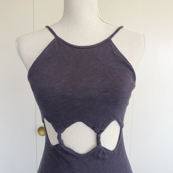 UO Black Hook & Eye Twist Cut-Out Maxi Dress 🖤 - Picture 2 of 7